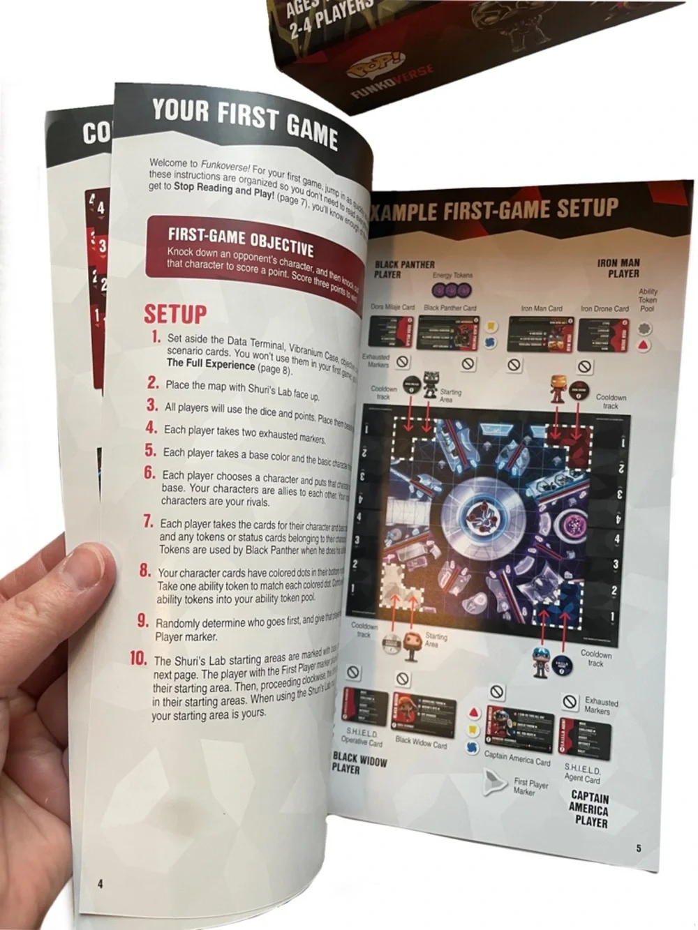 Funko Pop! Funkoverse Marvel Strategy Board Game - EUC - Picture 5 of 7